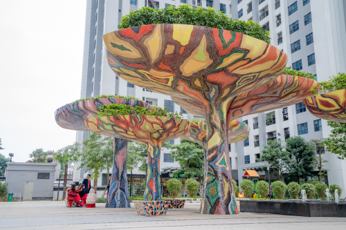 Những mảng không gian đậm chất Singapore tại tổ hợp Goldmark City