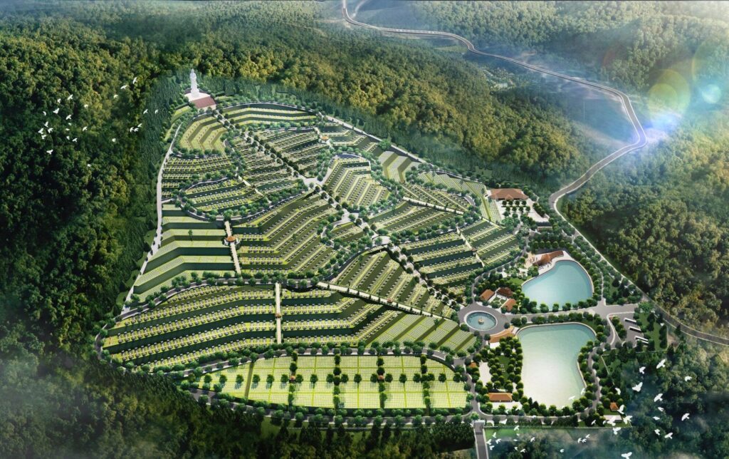 Tổng thể Nghĩa trang Thiên Phúc Vĩnh Hằng